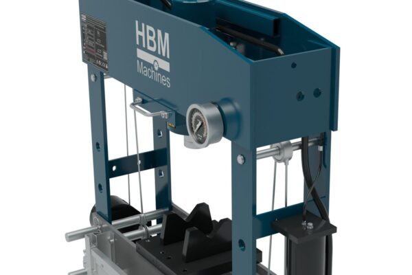 HBM 50 Ton professionele raamwerkpers, werkplaatspers, met veiligheidsrek - Afbeelding 5