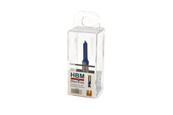 HBM Professionele HM Groeffrees 6 x 20 mm Recht Model