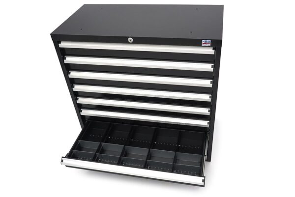 HBM 8 Laden Profi Gereedschapskast 90 x 45 x 90 cm zwart - Image 16