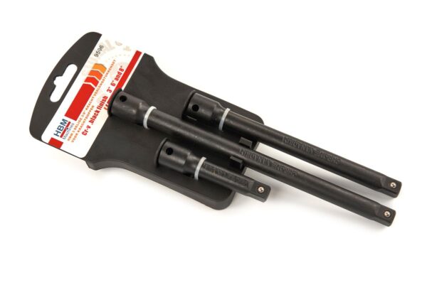 HBM 3 Delige 3/8 inch Kracht Verlengstukkenset Voor Krachtdoppen - Bild 2