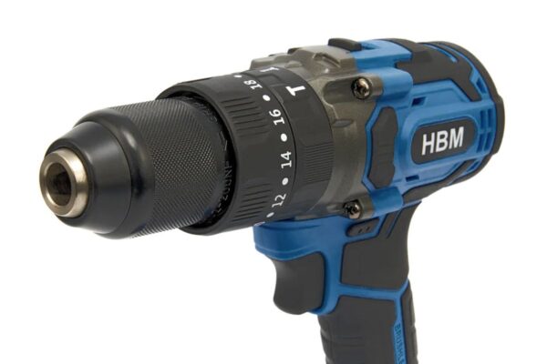 HBM accu combiset, haakse slijper, slagmoersleutel, boormachine 20 Volt - Afbeelding 9