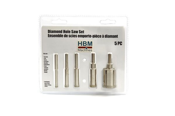 HBM 5 Delige Diamant Gatzagenset - Image 2
