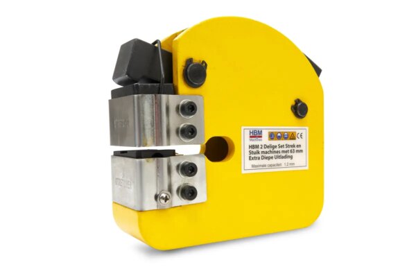 HBM 2 Delige Set Strek en Stuik machines met 63 mm Extra Diepe Uitlading - Afbeelding 7