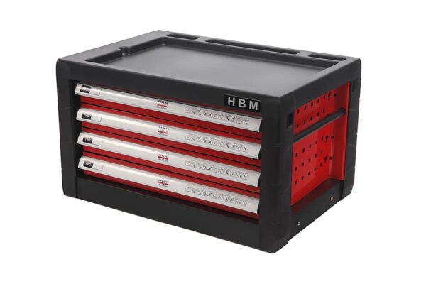 HBM 4 Laden Gereedschap Opzetkast - ROOD - Afbeelding 2