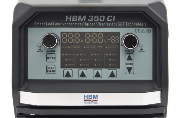 HBM 350 CI Smart Led Lasinverter met Digitaal Display en IGBT Technologie  400 volt – Zwart - Image 19