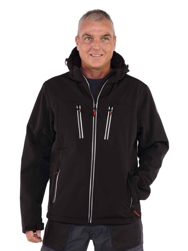 Storvik Clive Softshell Werkjassen Zwart - Afbeelding 4