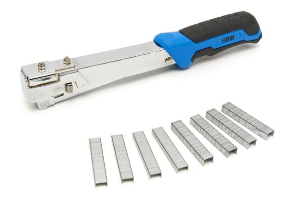 HBM Hamertacker, Slagtacker, Slagnieter Inclusief 400 Nieten - Afbeelding 2