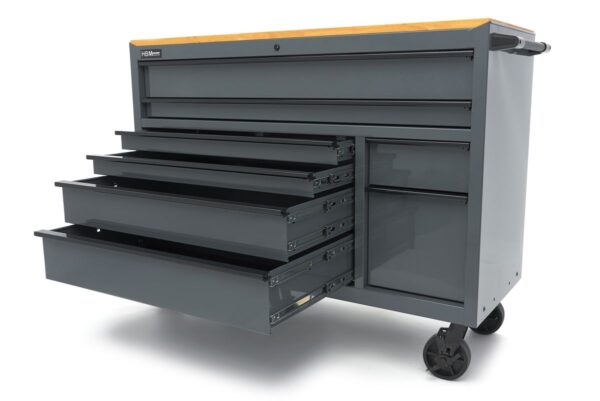 HBM gereedschapswagen, 8 laden, 142 cm, grijs - Bild 10