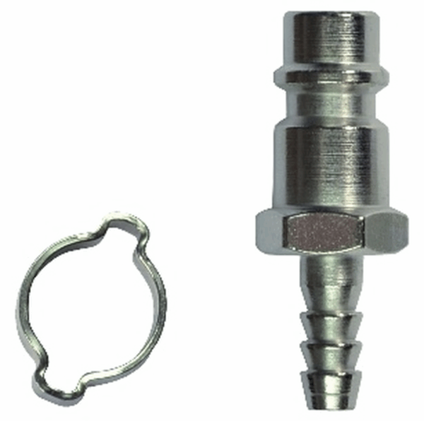 Stanley slangsluitstuk met klem 6x11mm