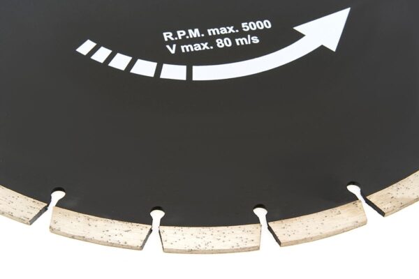 HBM 350 mm Diamantzaagblad voor HBM 350 mm Professionele Steenzaagmachine - 2300W - Afbeelding 3