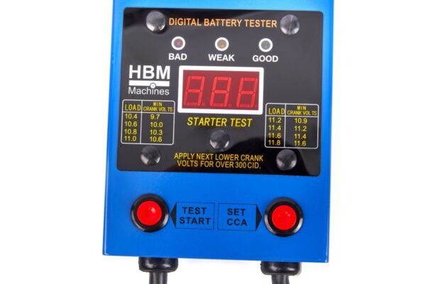 HBM 125 AMP Professionele Digitale Accu Tester - 12 Volt - Afbeelding 3