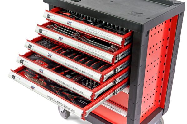 HBM Premium Gevulde gereedschapswagen - 196 Delig - Afbeelding 5