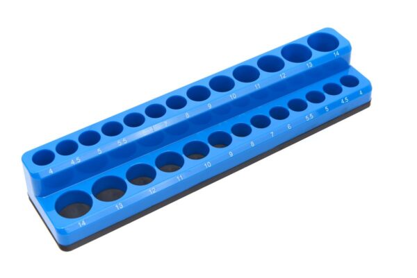 HBM magnetische accessoirehouder voor 26 stuks 1/4 inch metrisch, blauw - Bild 2
