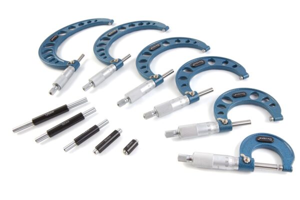 Dasqua Professionele 6 Delige 0 - 150 mm Buiten Micrometerset - Image 3