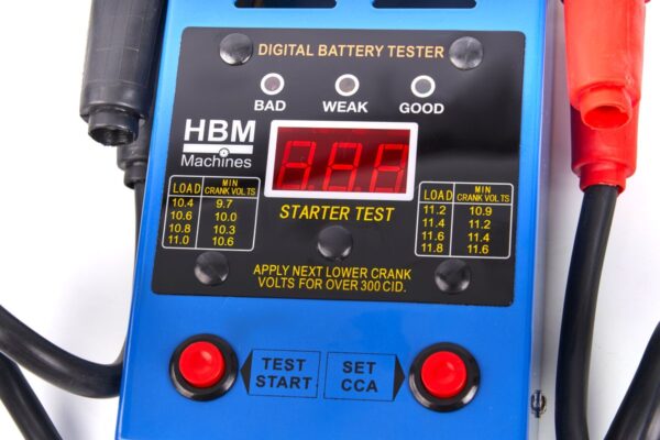 HBM 125 AMP Professionele Digitale Accu Tester - 12 Volt - Afbeelding 2