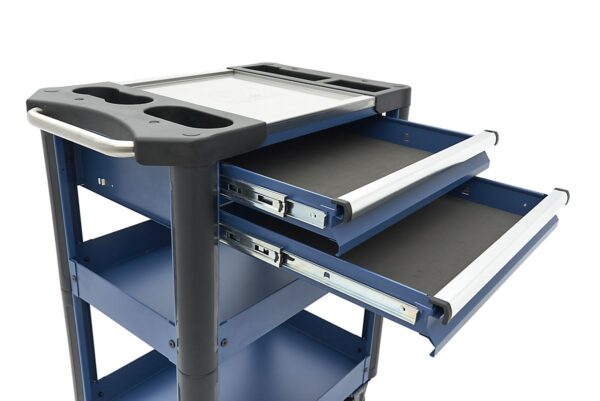 HBM gereedschapstrolley met twee laden, 68 cm - Afbeelding 9
