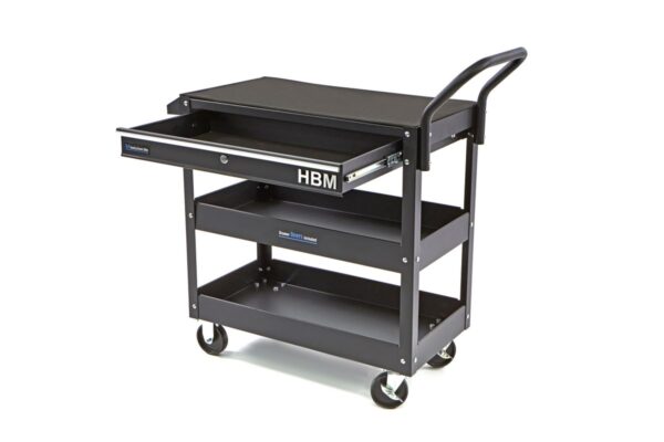 HBM Deluxe 3 Laags Universele Gereedschapswagen Met La en Rek - Image 2