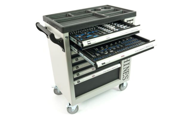HBM premium gevulde gereedschapswagen met deur - 245-delig - Afbeelding 24