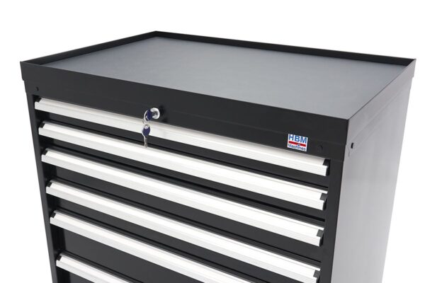 HBM 6 Laden Profi Gereedschapskast 88 x 58 x 80 cm zwart - Afbeelding 14