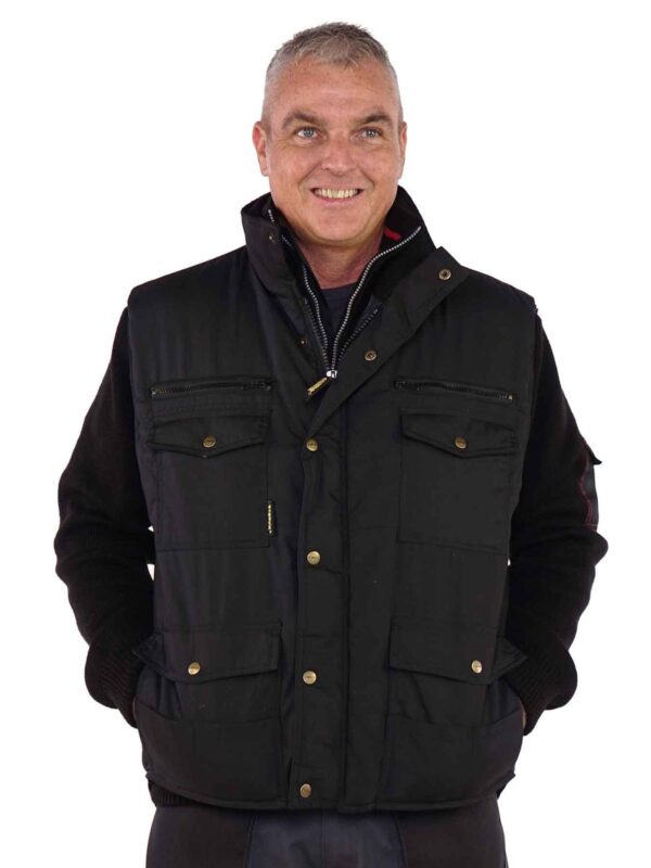 Storvik Pocket Bodywarmers Zwart - Afbeelding 5