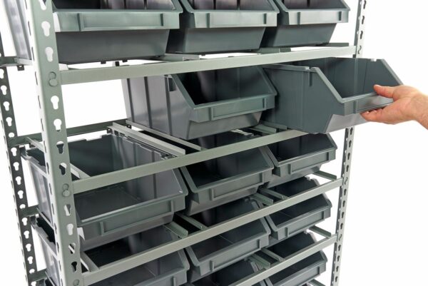 HBM Bakkenkast, Opbergsysteem, Stelling met 24 Opbergbakken - Afbeelding 10