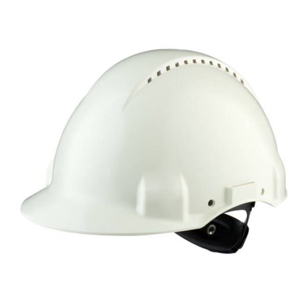 3M Veiligheidshelm, Uvicator, ratelverstelling, ventilatie, plastic zweetband, wit, G3000NUV-VI