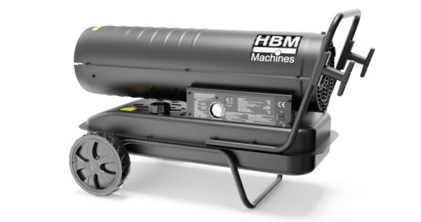 HBM verrijdbare dieselheater rond, 30000 Watt - Afbeelding 3