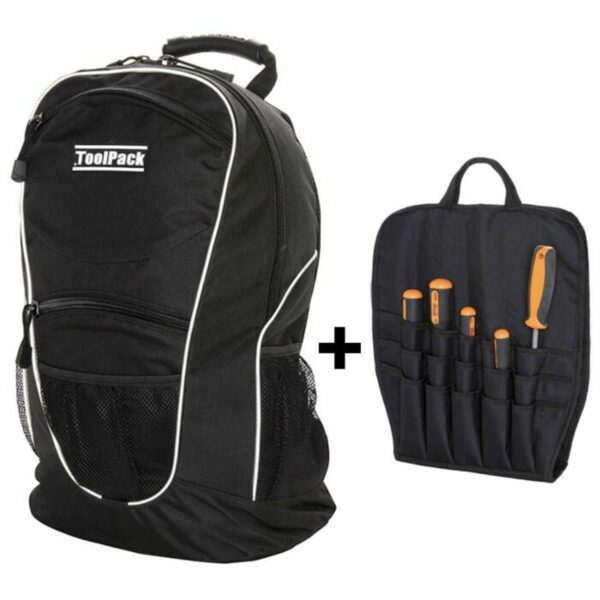 Toolpack rugzak multifunctioneel 2-in-1 Sane zwart