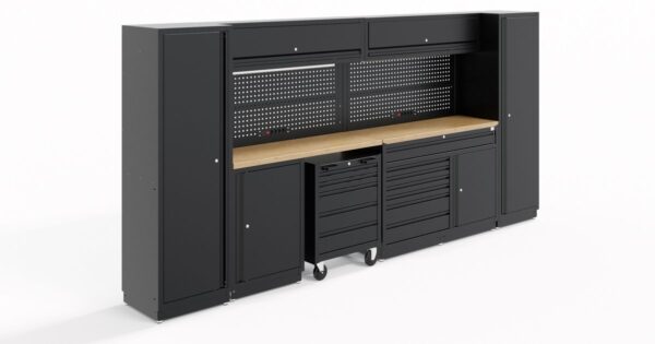 HBM modulair werkplaatssystem 13-delig, zwart - Bild 3
