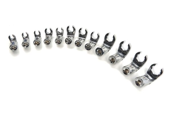 HBM 12 Delige Kantelbare Kraaienpoot Steeksleutelset met 3/8 inch Opname - Image 4