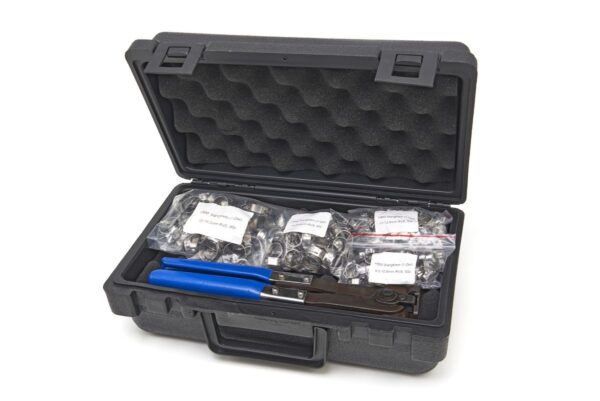 HBM 202 Delig Slangenklem Assortiment Inclusief Slangenklem Tang Voor 1-Oor Slangklemmen - Afbeelding 5