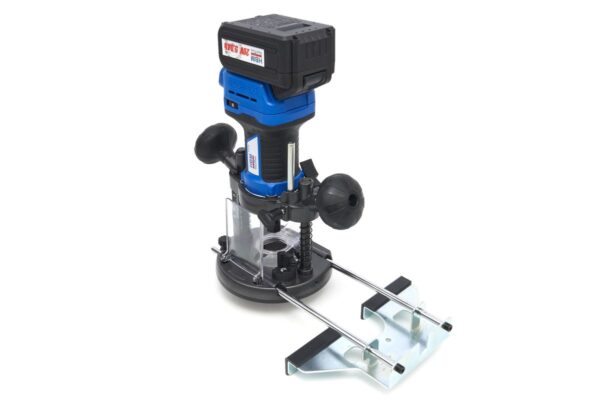 HBM Professionele 20 Volt 5,0 AH Li-ion Bovenfreesmachine en 2 Li-ion Accu's - Afbeelding 7