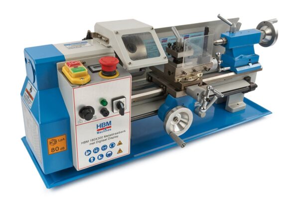 HBM 180 x 300 Metaaldraaibank met Digitaal Display - Afbeelding 3