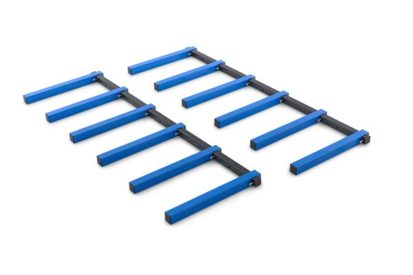 HBM 6 Laags Planken Opbergbeugels, opbergrek