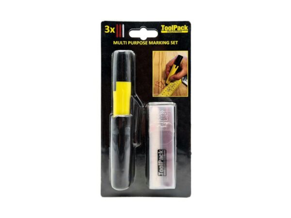ToolPack Markeringsset 2x rood & 1x witte stiftjes - Afbeelding 3