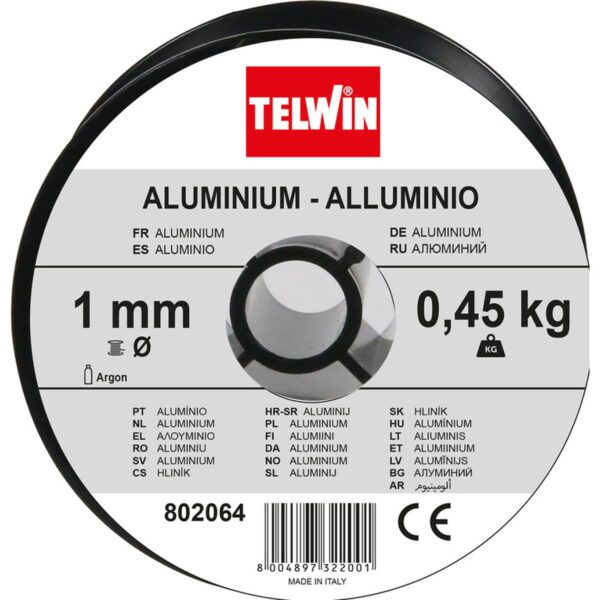Telwin aluminium silicium lasdraad 1.0 mm 2 kg