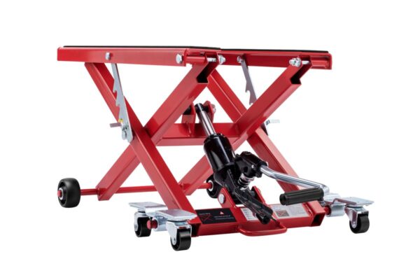 HBM Universele Verrijdbare Motorlift - ROOD - Afbeelding 3
