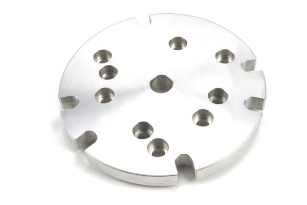 HBM Aluminium Flens voor 100 en 125 mm Klauwplaat DIN 6350