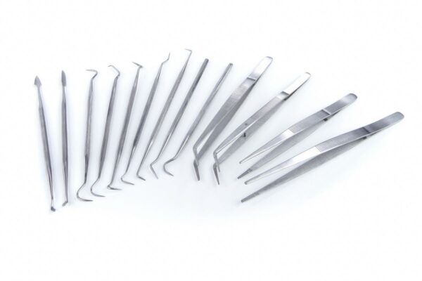 HBM 13 Delig Pincet - Wax Carver - Modulairhakenset - Afbeelding 2