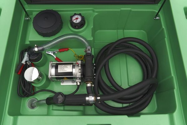 HBM 12 Volt 330 Liter benzinepomp met tank en deksel - Afbeelding 6