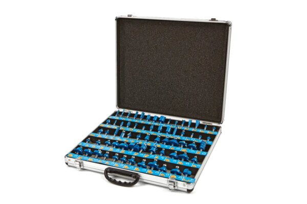 HBM 66-delige houtfrezenset – 8mm schacht, hardmetaal, compleet set - Afbeelding 2
