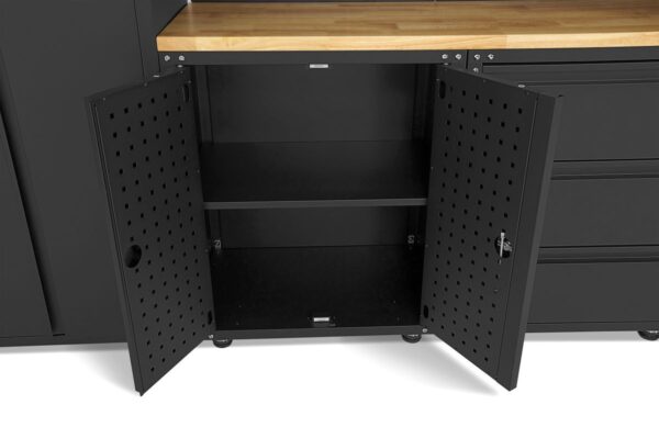 HBM premium werkplaatssysteem, 9-delig, matzwart, model 2 - Afbeelding 9