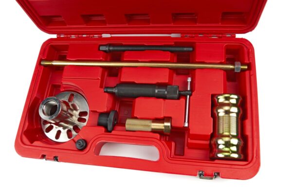 HBM 10 Ton Hydraulische Wielnaaftrekkerset Met Slagtrekker - Afbeelding 2