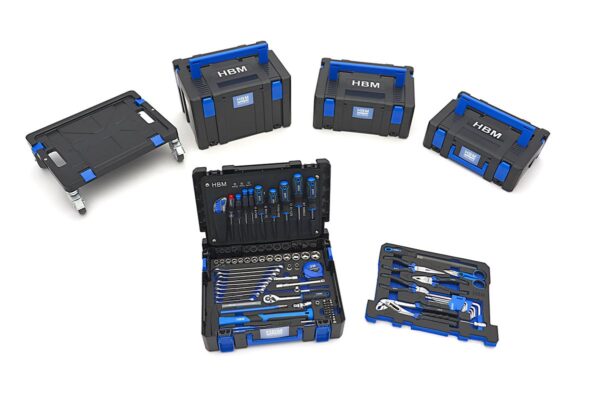 HBM verrijdbare gereedschapskoffer set 105-delig - Afbeelding 7