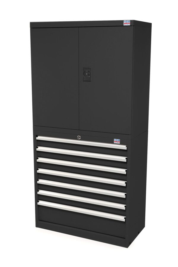 HBM Profi Combinatiekast Zwart