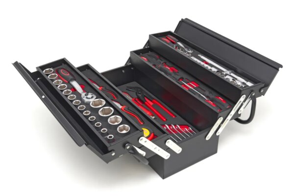HBM 85 Delige Gevulde Gereedschapskist Met Foam Inlays - Afbeelding 2
