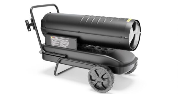 HBM verrijdbare dieselheater rond, 30000 Watt - Afbeelding 2
