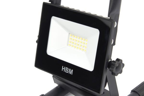 HBM Oplaadbare 10 Watt - 350 Lumen LED Werklamp - Bouwlamp - Afbeelding 2