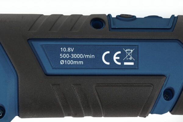 HBM accu polijstmachine, 100 mm, 10.8 Volt - Afbeelding 4