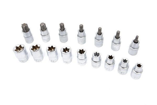HBM Inwendige en uitwendige torx doppenset 16 delig 1/2 inch - Bild 4